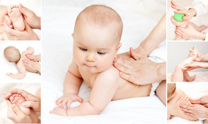 Зарядка и массаж для ребенка шести месяцев