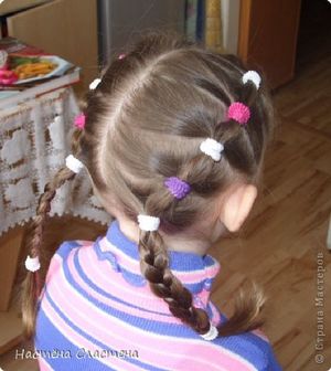 Причёски для девочек на длинные волосы 