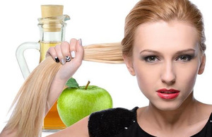 Применение яблочного уксуса для разглаживания волос