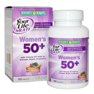 Какие витамины принимать после 50 лет женщине 